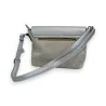 Sac Bandoulière Cartable Argenté Lin Mélanie Paris | Mode Tendance