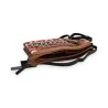 Bolsa transversal étnica Mélanie Paris camel - Elegantes motivos astecas