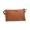 Bolsa transversal étnica Mélanie Paris camel - Elegantes motivos astecas