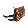 Bolso bandolera étnico Mélanie Paris camel - Elegantes motivos aztecas