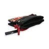 Bolso bandolera étnico Mélanie Paris | Elegante motivo tribal rojo y negro
