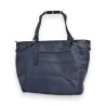Melanie Paris Patchwork Handbag - Navy Blue Geometric Design | Trendy Fashion