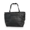 Borsa a Mano Patchwork Nera e Grigia Mélanie Paris | Design Moderno ed Elegante