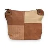 Sac bandoulière patchwork Mélanie Paris Camel | Design élégant et fonctionnel