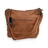 Bolsa transversal patchwork Mélanie Paris Camel | Design elegante e funcional