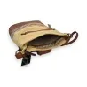 Sac bandoulière bohème beige et camel Mélanie Paris | Style ethnique chic