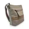Bohemian Umhängetasche Mélanie Paris Taupe | Ethnisches & Funktionales Design