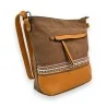 Bohemian Ethnic Brown Crossbody Bag - Boho Chic Style | Mélanie Paris