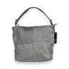 Sac patchwork Mélanie Paris gris : élégance et fonctionnalité | Mode Tendance