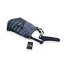 Elegante bolso bandolera patchwork azul marino - Diseño único Mélanie Paris