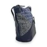 Elegante bolso bandolera patchwork azul marino - Diseño único Mélanie Paris