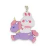 Porte-clés Licorne Lapin Kawaii | Accessoire Mignon avec Clochette | Mode Tendance