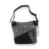 Sac Bandoulière Patchwork Noir & Gris | Design Moderne et Fonctionnel