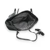 Bolsa de Mão Patchwork Mélanie Paris Cinza-Preto | Design Único e Contemporâneo