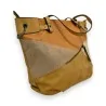 Borsa a mano patchwork testurizzata senape multi-materiale | Moda Trendy