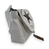 Bolsa tiracolo Urban Star em lona off-white - Design contemporâneo e prático