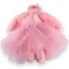 Llavero Conejo Rosa Shabby Chic - Accesorio de Moda Romántico y Elegante