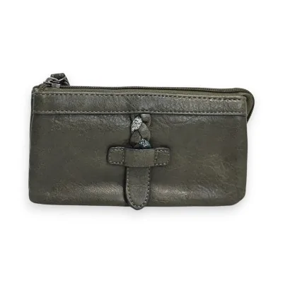 Cartera Multi-Bolsillos Mélanie Paris Verde Caqui