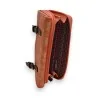 Women's Orange Glittery Wallet Mélanie Paris - Elegant Fashion Accessory