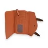 Women's Orange Glittery Wallet Mélanie Paris - Elegant Fashion Accessory