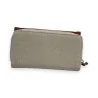 Portefeuille Élégant Mélanie Paris Bi-matière Beige et Camel | Mode Tendance
