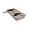 Portefeuille Mélanie Paris Beige & Argent | Accessoire Mode Élégant & Pratique