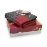 Python Leather Wallet Dark Horse - Luxurious Patchwork Design | Trendy Fashion