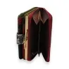Python Leather Wallet Dark Horse - Luxurious Patchwork Design | Trendy Fashion