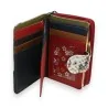 Portefeuille en cuir Python Dark Horse - Design patchwork luxueux | Mode Tendance