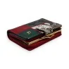 Portafoglio in pelle di pitone Dark Horse - Design patchwork lussuoso | Moda Trendy