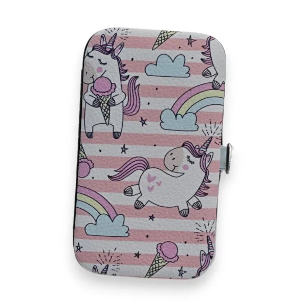 Einhorn-Maniküre-Set 6-teilig Rosa