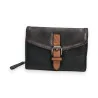 Melanie Paris Black Compact Wallet