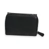 Melanie Paris Compact Black Wallet | Elegant and Practical Fashion Accessory