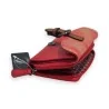 Cartera Compacta Roja con Brillos Mélanie Paris | Accesorio de Moda para Mujer