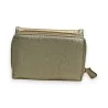 Portefeuille Compact Doré Mélanie Paris | Élégant & Pratique | Mode Tendance