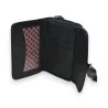 Melanie Paris Compact Wallet in Glossy Black | Elegant Fashion Accessory