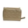 Cartera Compacta Dorada Mélanie Paris | Accesorio de Moda Elegante y Práctico