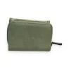 Portefeuille Vert Amande Mélanie Paris - Élégant & Pratique | Mode Tendance