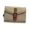 Portefeuille Femme Compact Mélanie Paris Taupe et Or | Mode Tendance