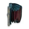 Kompakte Brieftasche Mélanie Paris Petrolblau & Gold | Trendige Mode