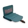 Portefeuille Compact Mélanie Paris Bleu Pétrole & Or | Mode Tendance
