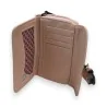 Portefeuille Compact Vieux Rose Mélanie Paris | Élégant & Pratique