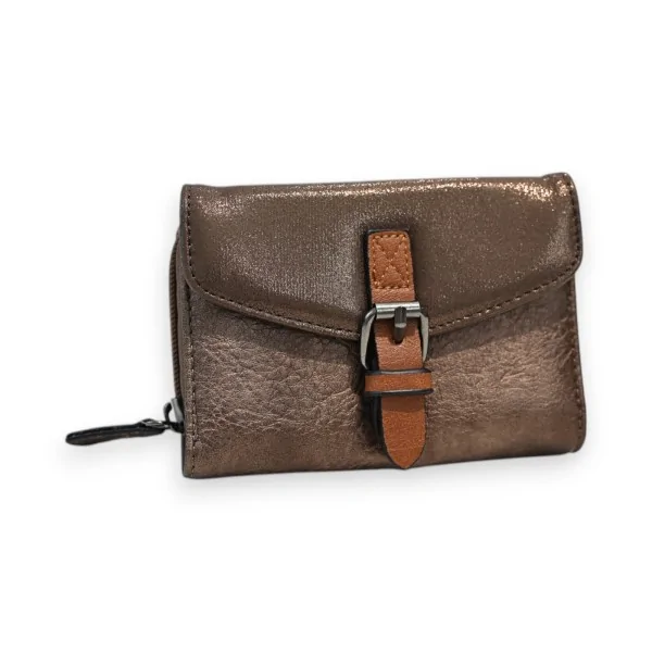 Cartera Compacta Bronce Mélanie Paris