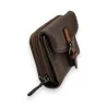 Melanie Paris Compact Bronze Wallet - Elegant and Practical Fashion Accessory