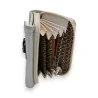 Cartera Compacta Plateada-Crema Mélanie Paris | Accesorio Elegante y Práctico