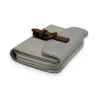 Compact Silver-Cream Wallet by Mélanie Paris | Elegant & Practical Accessory
