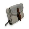 Kompakte Geldbörse in Silber-Creme von Mélanie Paris | Elegantes & Praktisches Accessoire
