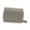 Elegant Dual-Material Golden Wallet Mélanie Paris | Trendy Fashion Accessory
