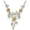 Collana Fantasia Ikita Fiori Dorati e Avorio
