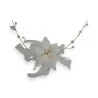 Colar Gargantilha Flora Elegância Marfim